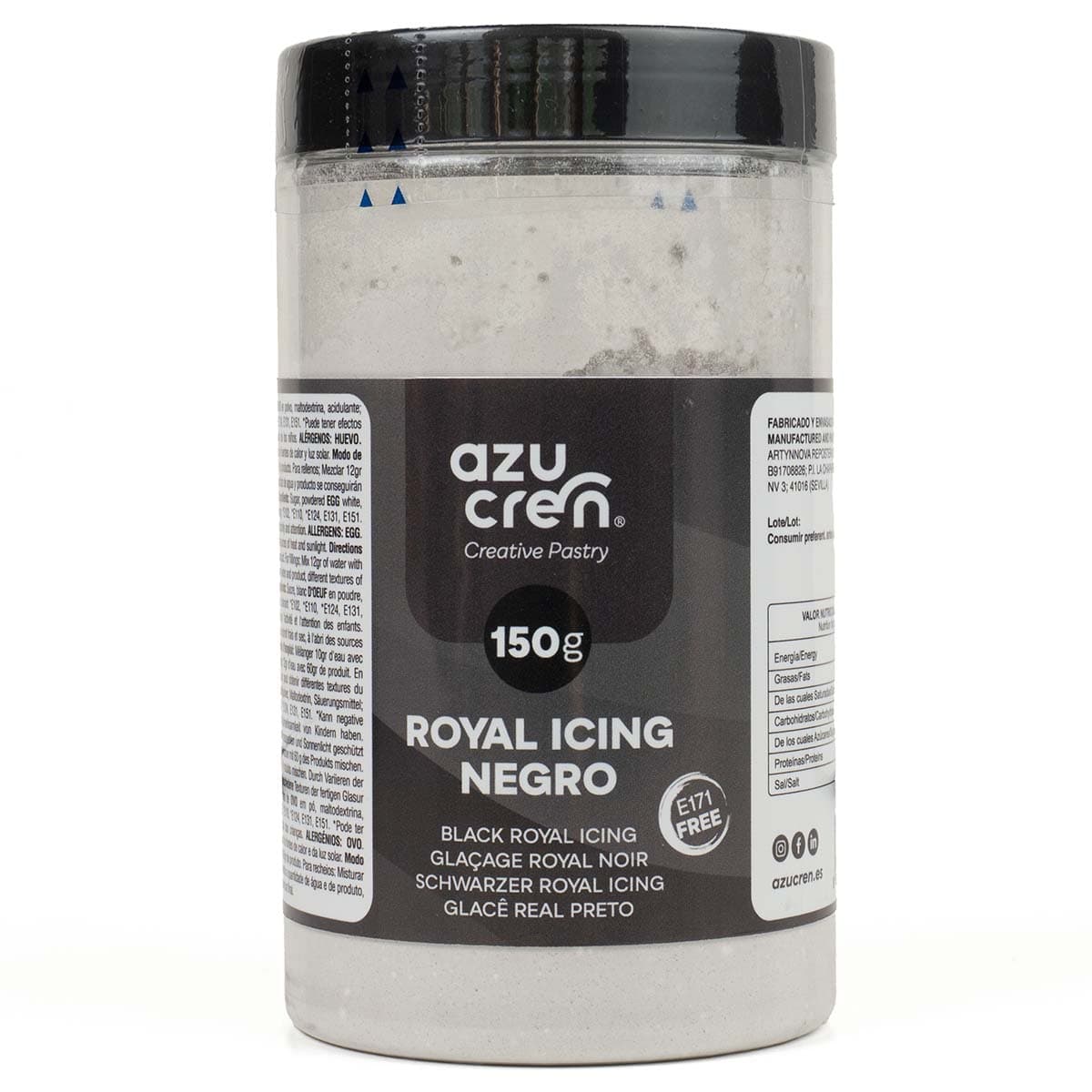 Royal Icing - Musta pikeerijauhe, 150g