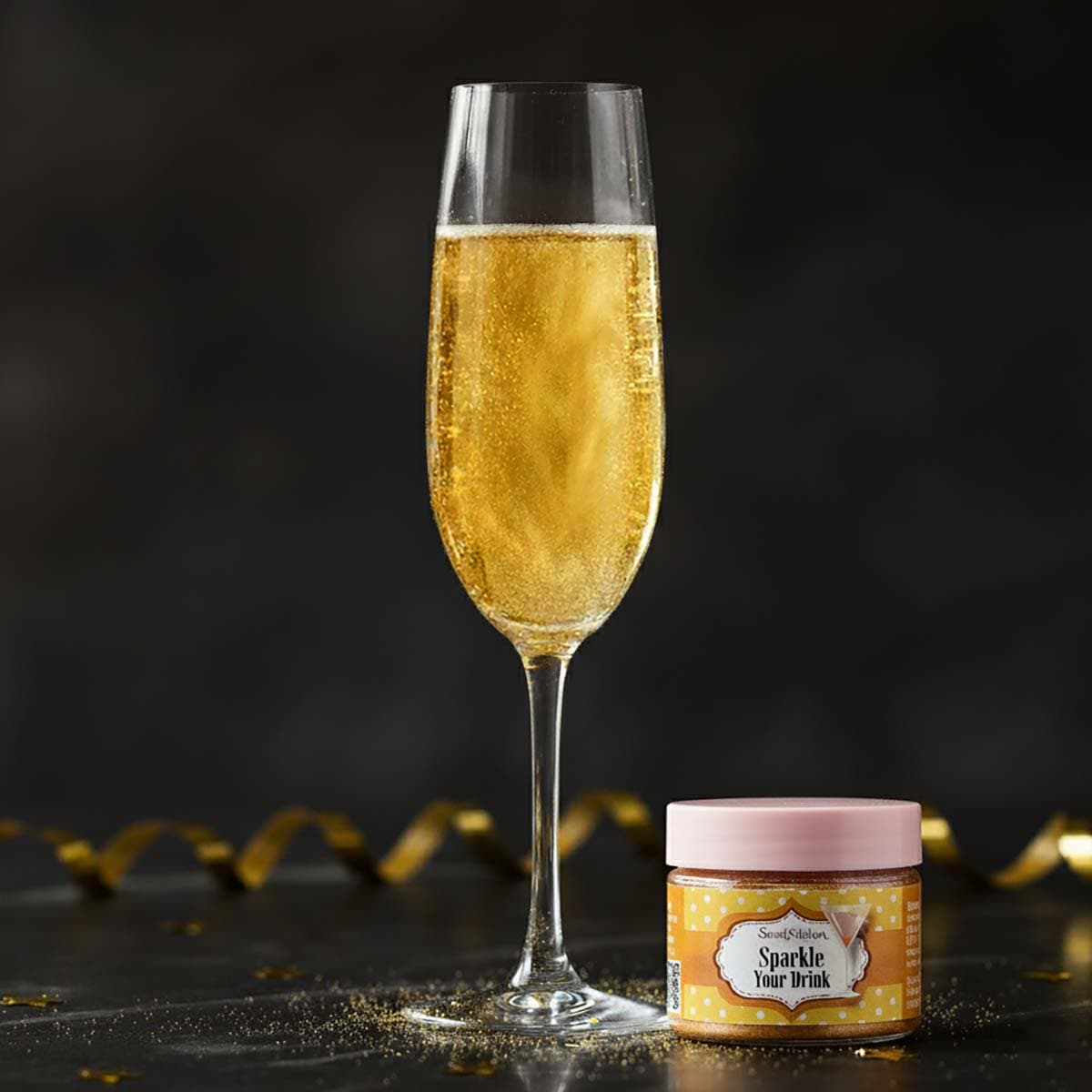 Kimallejauhe Drinkkiin - Sparkle Your Drink Gold, 10 g