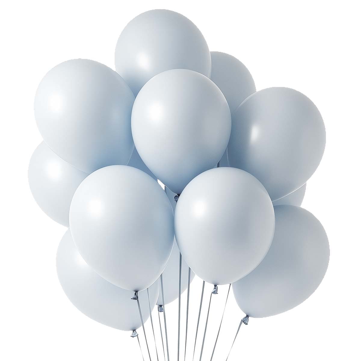 Vahvat ilmapallot - Pastel Misty Blue, 27cm, 10kpl
