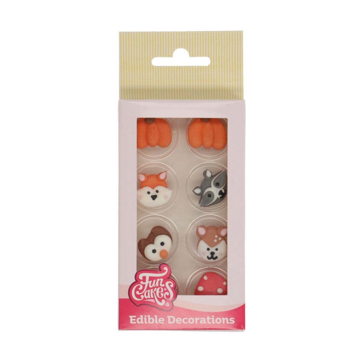 Sokerikoristeet - Forest Animals, 8kpl – FunCakes