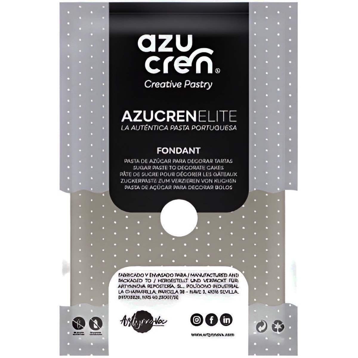 Sokerimassa Harmaa – Azucren Elite, 250 g