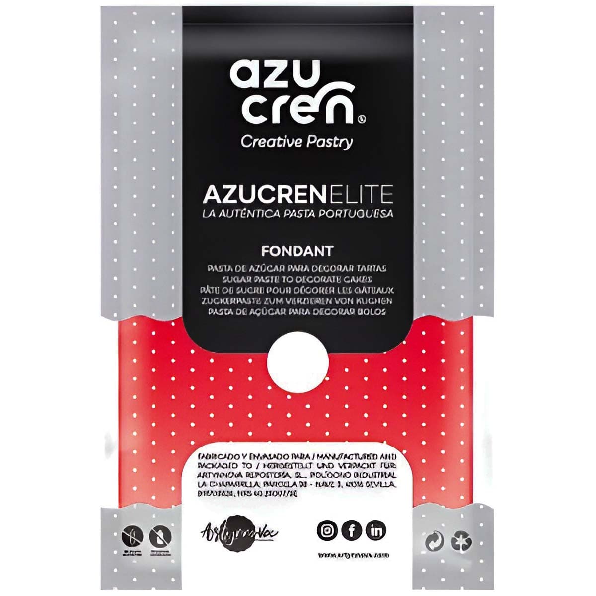 Sokerimassa Punainen – Azucren Elite, 250 g