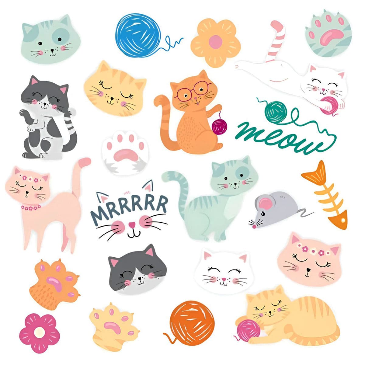 Tatuoinnit - Kissat pastelli