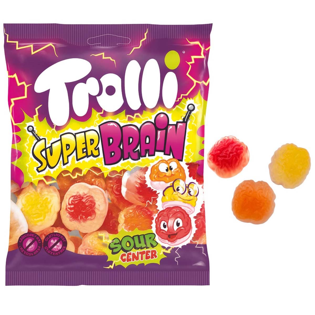 Trolli Super Brain -karkkipussi, 150 g