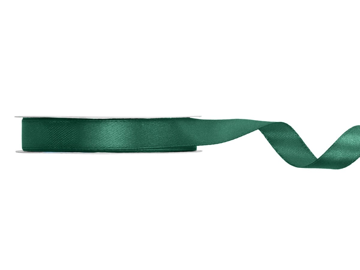 Satiininauha - Bottle green, 12mm x 25m