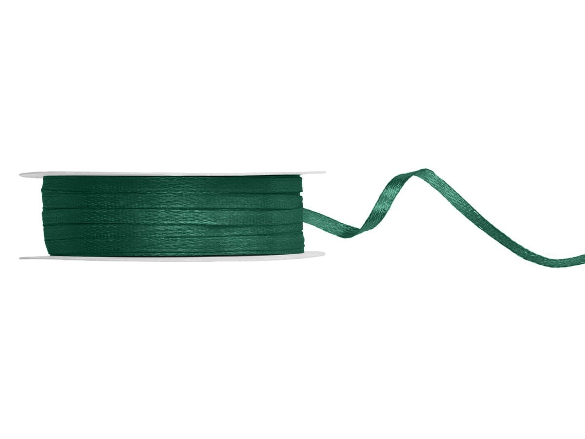 Satiininauha - Bottle green , 3mm x 50m