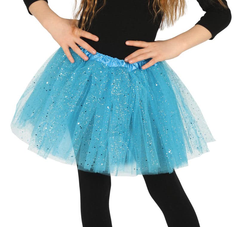 Tyllihame Lasten - Vaaleansininen/Glitteri