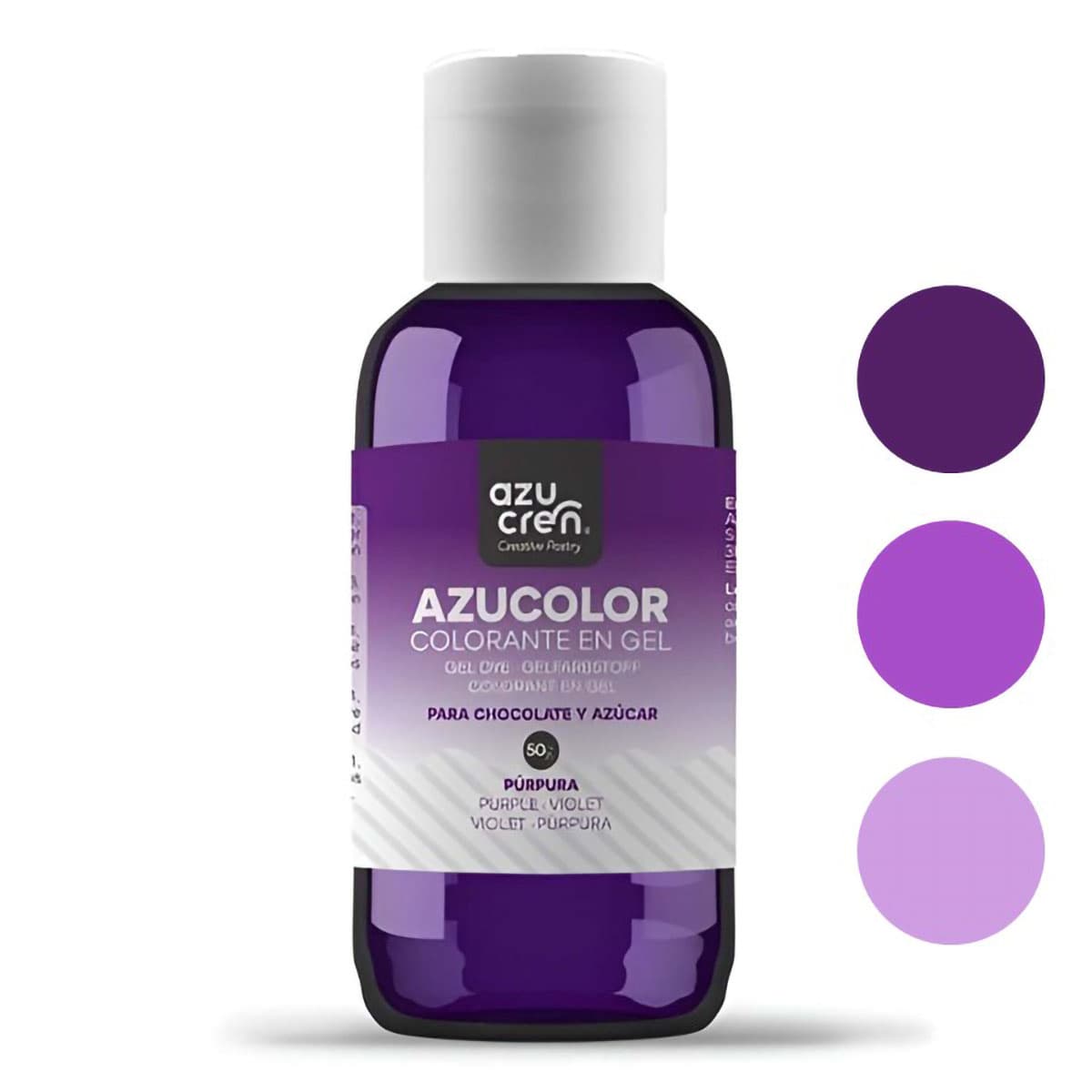 Elintarvikegeeliväri – Violetti, 50 g Azucolor