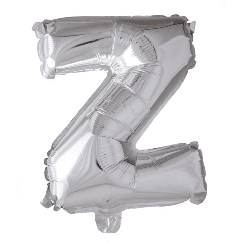 Kirjainfoliopallo - Hopea, 41 cm - Z