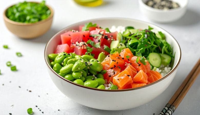 AVAJAISTARJOUS! Kiyomi Sushi - Valinnainen Poke Bowl kahdelle | Säästä 50 % | Helsinki, Punavuori - Valinnainen Poke Bowl kahdelle