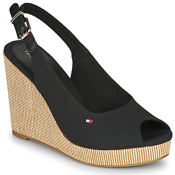 Korokepohjaiset sandaalit Tommy Hilfiger  ICONIC ELENA SLING BACK WEDGE  41 – Tommy Hilfiger