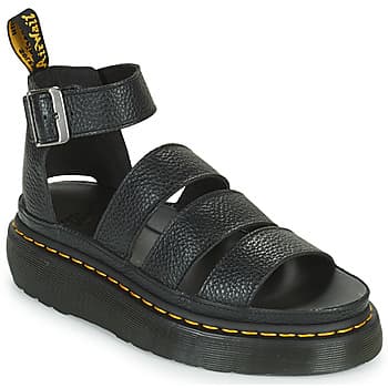 Korokepohjaiset sandaalit Dr. Martens  CLARISSA II QUAD BLACK MILLED NAPPA  42 – Dr. Martens