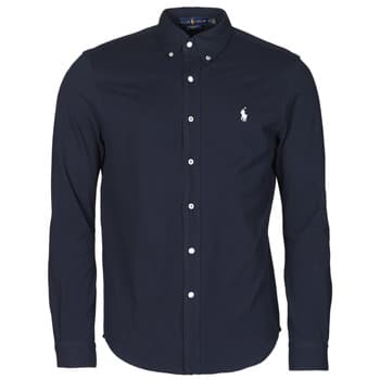 Pitkähihainen paitapusero Polo Ralph Lauren  CHEMISE AJUSTEE COL BOUTONNE EN POLO FEATHERWEIGHT LOGO PONY PLA  EU XL – Polo Ralph Lauren