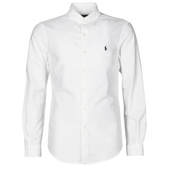 Pitkähihainen paitapusero Polo Ralph Lauren  CHEMISE CINTREE SLIM FIT EN OXFORD LEGER TYPE CHINO COL BOUTONNE  EU XL – Polo Ralph Lauren