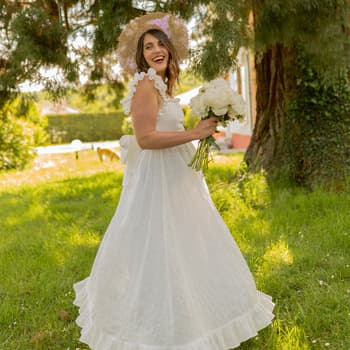 Pitkä mekko Céleste  AURORE  EU S – Céleste