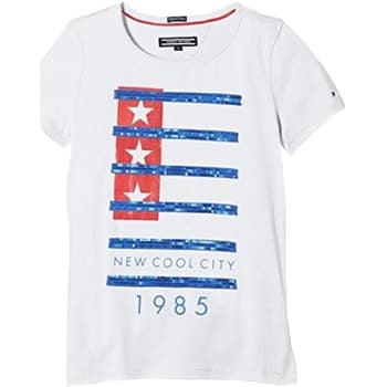 Lyhythihainen t-paita Tommy Hilfiger  KG0KG01624 100  10 vuotta – Tommy Hilfiger