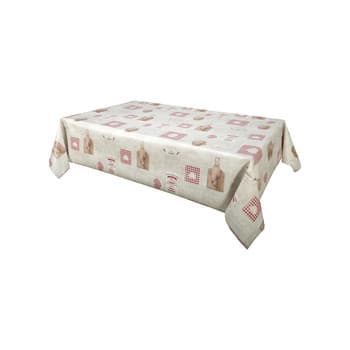 Pöytäliina Habitable  FOURNIL - ROUGE - 140X250 CM  140x250 cm