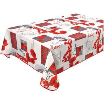 Pöytäliina Habitable  POPPY - BLANC - 140X250 CM  140x250 cm – Habitable