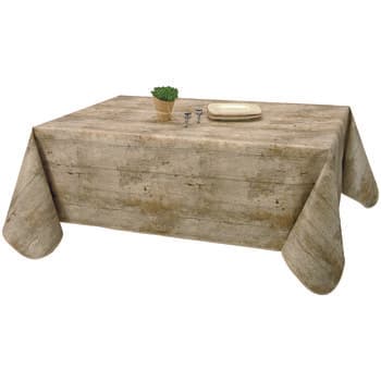 Pöytäliina Habitable  COTTAGE NATUREL - MARRON - 140X200 CM  140x200 cm – Habitable