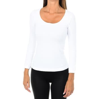T-paidat pitkillä hihoilla Intimidea  210397-BIANCO  EU L / XL – Intimidea
