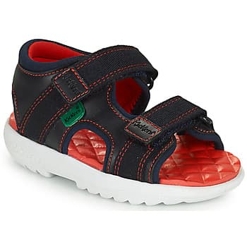 Tasaiset sandaalit Kickers  KICKSTER SANDAL LTHR IM NVY  23