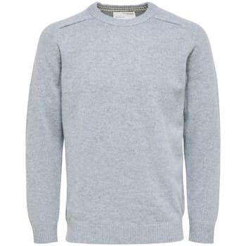 Neulepusero Selected  Wool Jumper New Coban - Medium Grey Melange  EU XXL – SELECTED