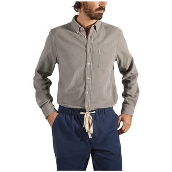 Pitkähihainen paitapusero Portuguese Flannel  Lobo Shirt - Grey  EU S – Portuguese Flannel