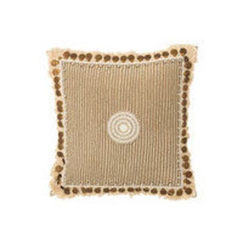 Tyynyt J-line  COUSSIN PIECES IBIZ CO BLA/BEI (46x46x4.5cm)  Yksi Koko