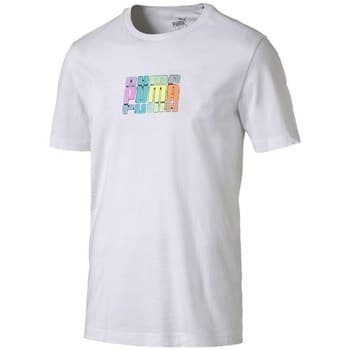 Lyhythihainen t-paita Puma  Multicolor Graphic  EU L – Puma