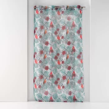 Verhot Douceur d intérieur  PANNEAU A OEILLETS 140 x 240 CM VOILE SABLE IMPRIME CARACAS BLAN  140x240 cm