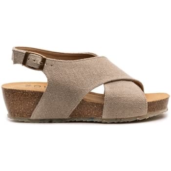 Korokepohjaiset sandaalit Zouri  Mermaid Linen - Nature  36