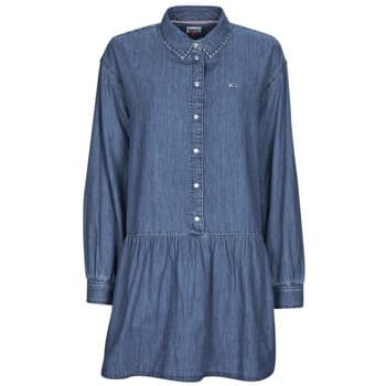 Lyhyt mekko Tommy Jeans  TJW CHAMBRAY SHIRT DRESS  EU L – Tommy Jeans