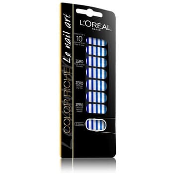 Kynsienhoitotarvikkeet L'oréal  Color Riche Nail Stickers - 05 French Mariniere  Yksi Koko – L'Oréal Paris