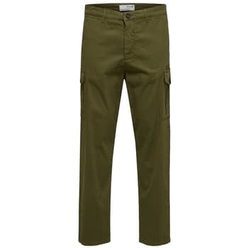 Reisitaskuhousut Selected  Noos Slim Tapered Wick Cargo Pants - Winter Moss  US 28 / 32 – SELECTED