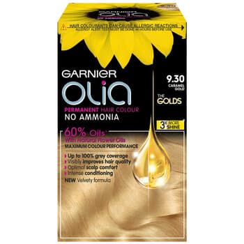 Hiusten värjäys Garnier  Olia Permanent Hair Color - 9.30 Caramel Gold  Yksi Koko – Garnier
