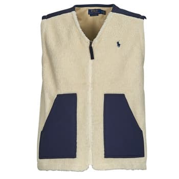 Fleecet Polo Ralph Lauren  POLAIRE SHERPA ZIPPEE SANS MANCHE  EU M