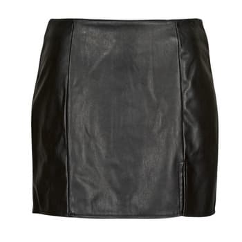 Lyhyet hameet Only  ONLLENI FAUX LEATHER SLIT SKIRT PNT  EU XL