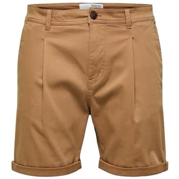 Shortsit & Bermuda-shortsit Selected  Noos Comfort-Gabriel - Toasted Coconut  EU S