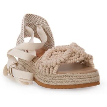 Korokepohjaiset sandaalit Frau  Fancy Macrame Natural  36