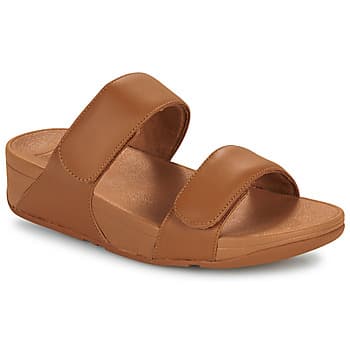 Korokepohjaiset sandaalit FitFlop  Lulu Adjustable Leather Slides  39