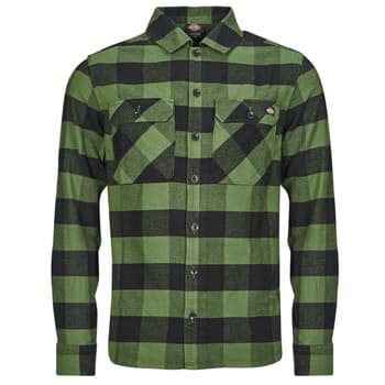 Pitkähihainen paitapusero Dickies  NEW SACRAMENTO SHIRT PINE GREEN  EU S – Dickies