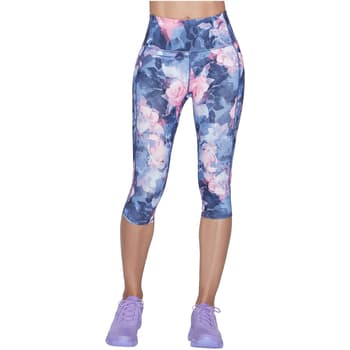 Legginsit & Sukkahousut Skechers  Go Walk High Waisted Summer Rose Capri Leggins  EU XS