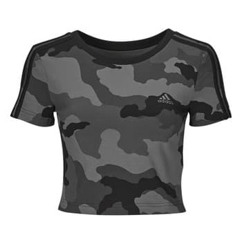 Lyhythihainen t-paita adidas  Essentials 3-Stripes Camo Print Baby T-Shirt  EU S