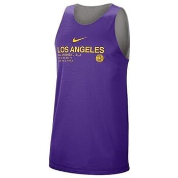 Lyhythihainen t-paita Nike  Nba Los Angeles Lakers Standard Issue Reversible  EU XXL