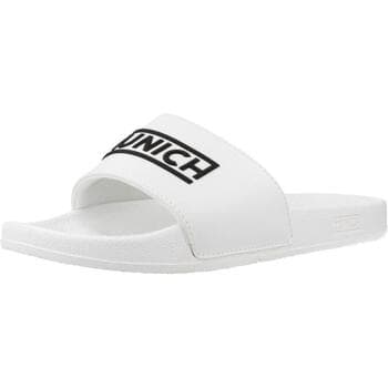 Rantasandaalit Munich  Chanclas Hombre Modèle Flat Slider D Logo Wh  39