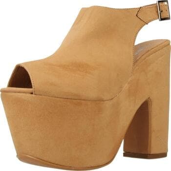 Korokepohjaiset sandaalit Yellow  Sandalias Mujer Modèle Addiction  38 – Yellow