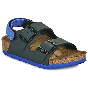 Tasaiset sandaalit BIRKENSTOCK  Milano AS Kids BF Desert Soil Black/UBlu  24 – Birkenstock