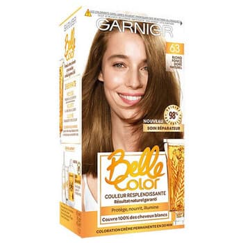 Hiusten värjäys Garnier  Belle Color Permanent Hair Dye - 63 Blond Foncé Doré Na  Yksi Koko – Garnier