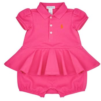 Lyhyt mekko Polo Ralph Lauren  SS PEPLUM BU-ONE PIECE-SHORTALL  24 kuukautta – Polo Ralph Lauren