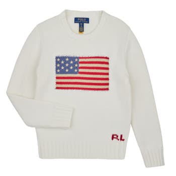 Neulepusero Polo Ralph Lauren  FLAG CN SWTR-TOPS-SWEATER  14 / 16 Jahre – Polo Ralph Lauren